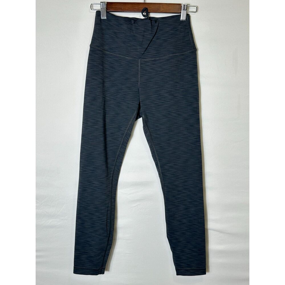 Lululemon Wunder Under High-rise Cropped Leggings Size 8 Athletic Heathered Gray